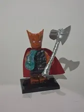 Groot Thor Armored With Storm Axe Minifigure Custom Lego Pad Printed Super Hero 