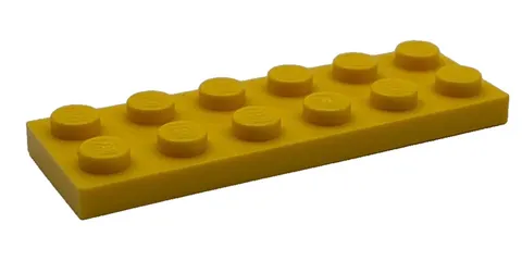 Lego 3795 Yellow Plate 2 x 6 Element 379524