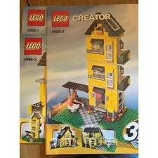 manual for the LEGO Creator Beach House set 4996. This 3-in-1 set, books only