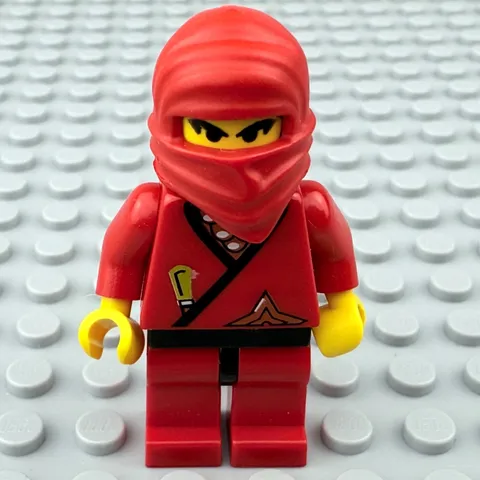 LEGO Red Ninja Minifigure cas050 3019 3051 3053 3052 3074 3050