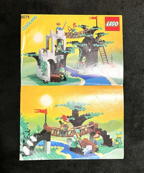LEGO 6071 Legoland Forestmen's Crossing Instruction Manual Only