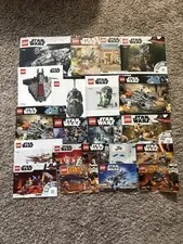 LEGO Starwars Instructions Booklet Bulk Lot of 21 Instruction Manuals