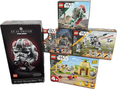Lot of 5 Star Wars Lego Sets - NEW - 75429 75344 75373 75345 75358 - New in Box
