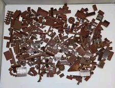 LEGO Brown Bricks Bulk Lot 20  (1 Lb 5oz) Color Sorted bulk Parts