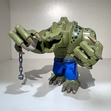 ⁠LEGO Batman Movie KILLER CROC Bigfig - 100% Complete with Chain & Claws sh0321