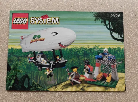 LEGO Adventure Balloon Zeppelin 5956 Instruction Manual ONLY complete intact