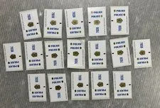 LEGO 7030 World City Police Squad Car STICKER SHEET ONLY / LOT of 17