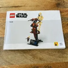 LEGO Star Wars Battle Droid with STAP 75428 - Instruction Book Only