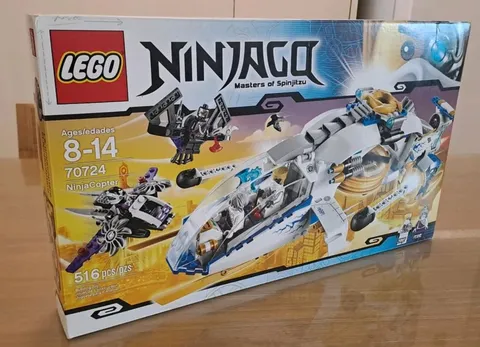 LEGO Ninjago 70724 NinjaCopter 516pcs Zane Pixal Rebooted Mech New Sealed