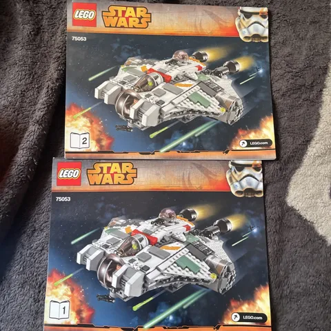 LEGO Star Wars 75053 The Ghost Manual Only Very Good