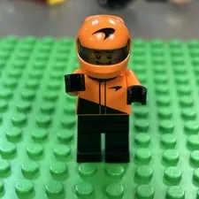 Lego McLaren F1 Driver Minifigure Great Condition