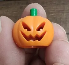 Lego Orange Minifig Headgear Halloween Pumpkin Jack O' Lantern 20695pb01