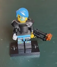 Lego Minifigures Series 16 Cyborg 71013 Pre Built Retired Blue Hair