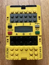 LEGO Mindstorms RCX 1.0 Control Unit Yellow w/ Battery Cover MPN 027463