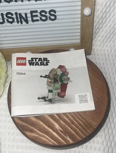 LEGO Star Wars Boba Fett's Starship Microfighter 75344 Instruction Manual Only