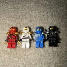 LEGO NINJAGO ZX Minifigure Lot  Kai Cole Jay Zane GENUINE LEGO