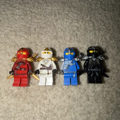 LEGO NINJAGO ZX Minifigure Lot  Kai Cole Jay Zane GENUINE LEGO