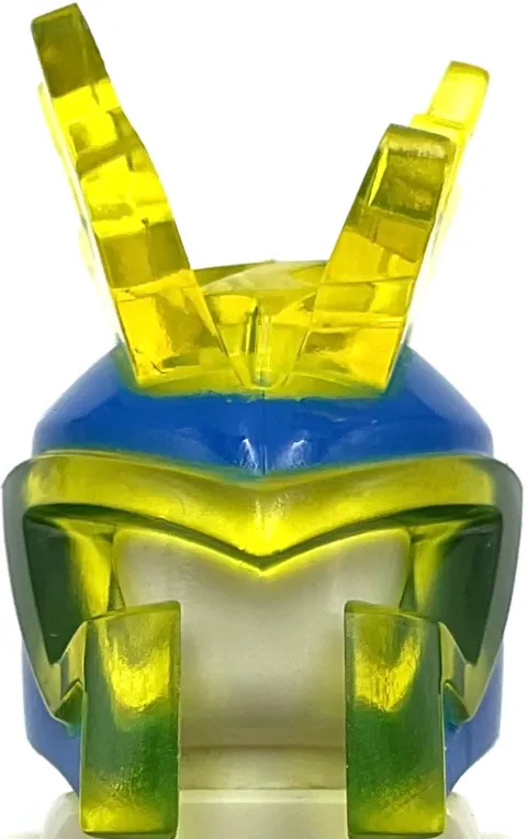 Lego New Trans-Yellow Transparent Minifigure Headgear Helmet Electrolyzer Part