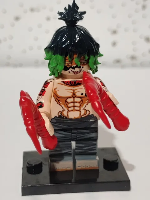 Custom Lego Demon Slayer Gyutaro Anime Tv Series Character Minifigure 