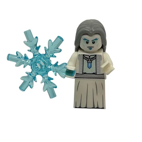 LEGO Minifig hol209 Ice King Man Wizard BAM Exclusive Minifigure Snowflake