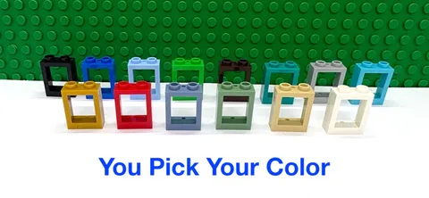 LEGO Window 1x2x2 Frame "You Pick Your Color and Qty" NEW