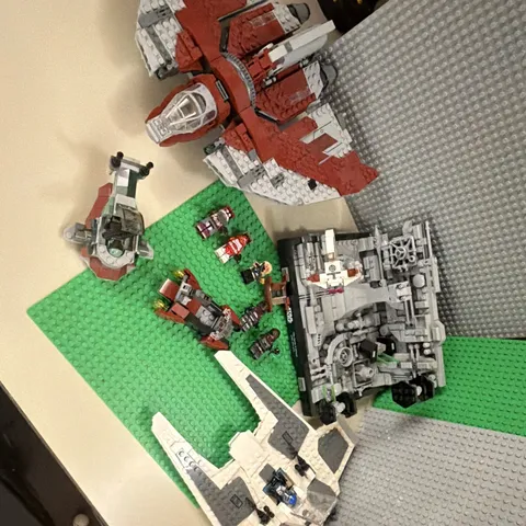 LEGO Lot Star Wars Figs+Sets Fox Phase I+II Mandalorian Deathwatch Jedi Shuttle