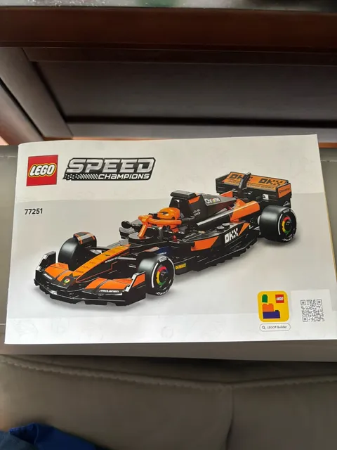 Lego Speed Champions McLaren Formula 1 77251 Instruction Manual Only