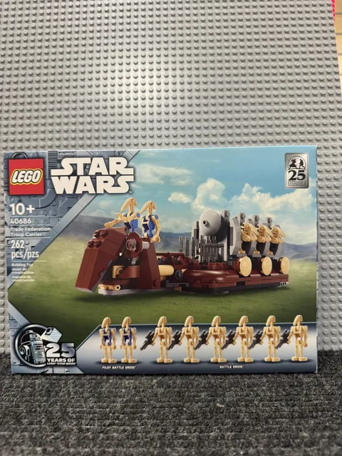 #020 - Lego Star Wars Sealed Set 40686 Trade Federation Troop Carrier