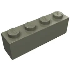 LEGO Part 3010 - Dark Gray Brick 1 x 4