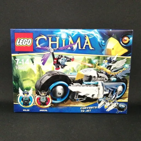 Lego Legends of Chima 7-14 70007 Eglow's Twin Bike Used
