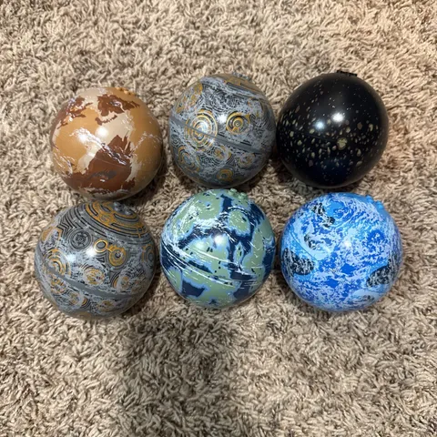 Lego Star Wars Planets Lot Tatooine Naboo Coruscant Hoth Asteroids Ball Pieces