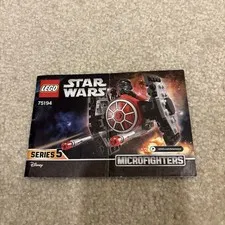 LEGO Star Wars Microfighters 75194 First Order Tie Fighter Toy Set Manual