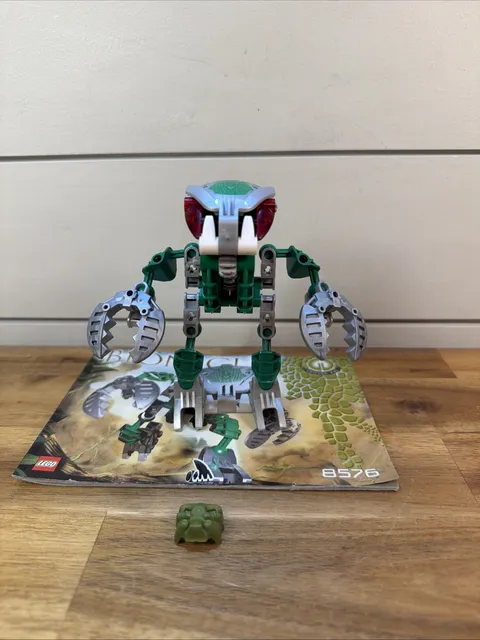 LEGO BIONICLE: Lehvak-Kal 8576 Complete Figure W/ Manual & A Mask Ships Fast!