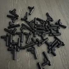 LEGO Hose Nozzle with Side String Hole and Barrel Grooves (58367) 32 Pcs Black