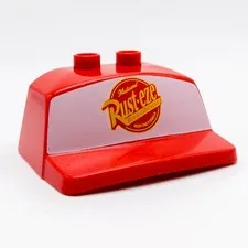 LEGO DUPLO Disney Cars Mack Cab Roof Spoiler Rust-eze Cap Red 89751pb01