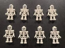 8 LEGO SKELETON LOT halloween minifig minifigure figure pirates castle toy