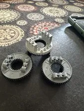 3 Technic Turntable 56 Tooth with Black Top (& Type 1). See Details.