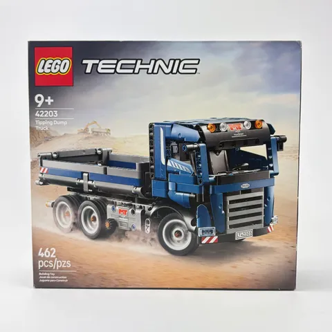 LEGO Technic Tipping Dump Truck 42203 Blue Construction Vehicle 462 Pcs NEW