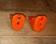2 Lego part 90641 Size 3 Hero Factory Armor in Orange Bionicle Star Wars Ninjago