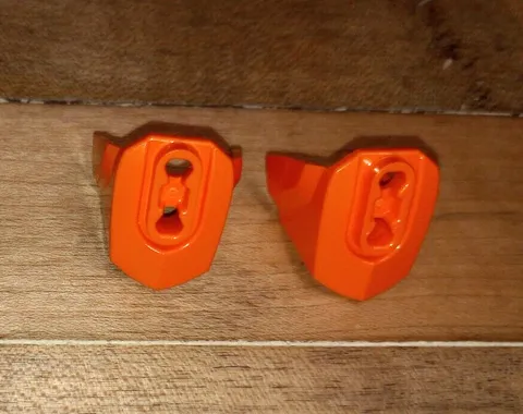 2 Lego part 90641 Size 3 Hero Factory Armor in Orange Bionicle Star Wars Ninjago