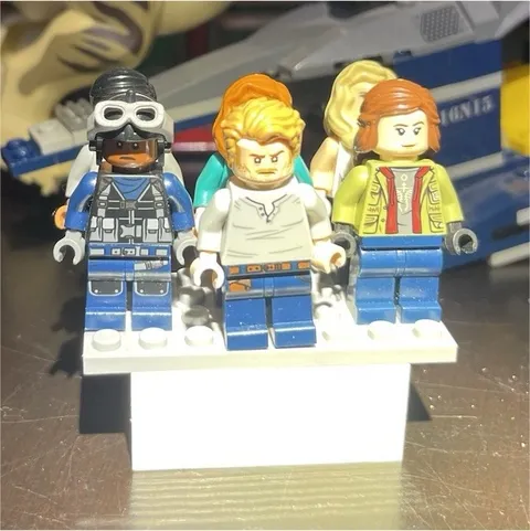 LEGO Jurassic World T. rex Rampage T-Rex Dinosaur, Helicopter, Car & Minifigures