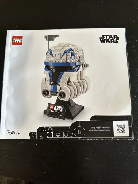 LEGO Star Wars 75349 Helmet Collection Captain Rex Helmet Instruction Bookl