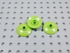 LEGO Lot of 3 Lime Green Round 2x2 Radar Dish Saucers BM