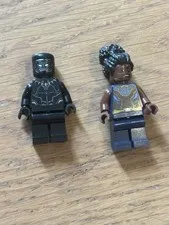 Marvel LEGO MINIFIGURES Shuri  sh735 76186 Black Panther Dragon Flyer Lot Of 2
