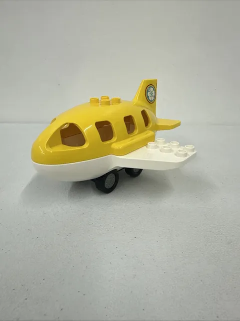Duplo Yellow White Hawaii Wheels Vacation Airplane Propeller Plane Air Flight