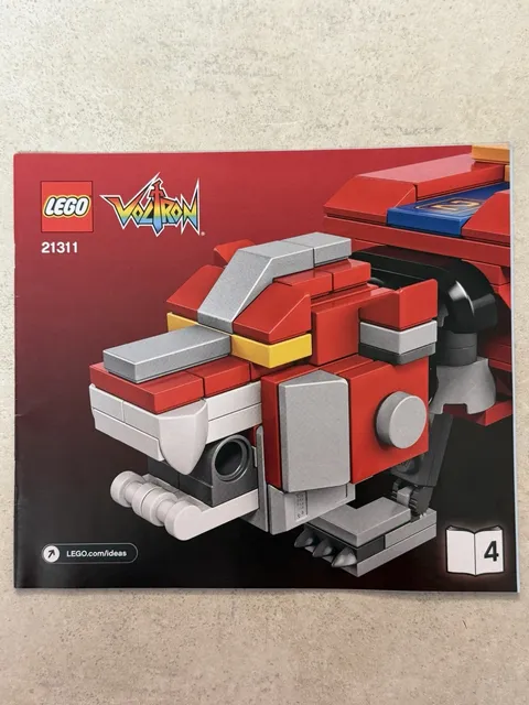2018 LEGO Ideas Voltron Set 21311 Instruction Booklet Manual ONLY Volume 4
