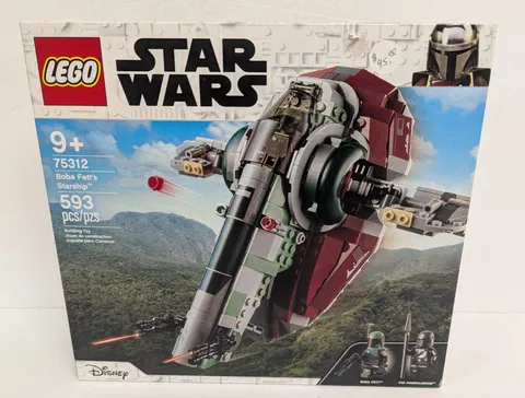 LEGO Star Wars The Book of Boba Fett’s Starship Slave 1 Mandalorian 75312 Sealed