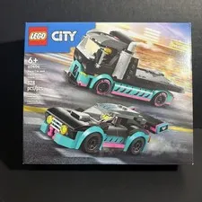 LEGO City Race Car & Car Carrier Truck Set 60406 Building Toy ~ Brand New Sealed