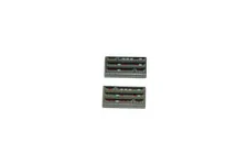 2 Lego® 9V RC TRAIN Railway Plate Tile 2x1 Louvre Core Duct DARK GREY