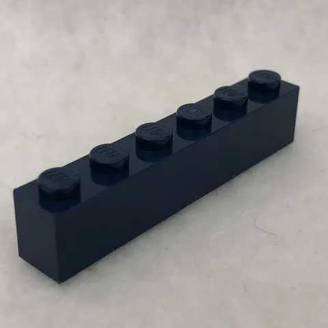 LEGO 3009 Dark Blue Brick 1 x 6 (x1)